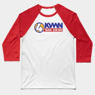 KVWN Channel 4 News Logo Anchorman Baseball T-Shirt